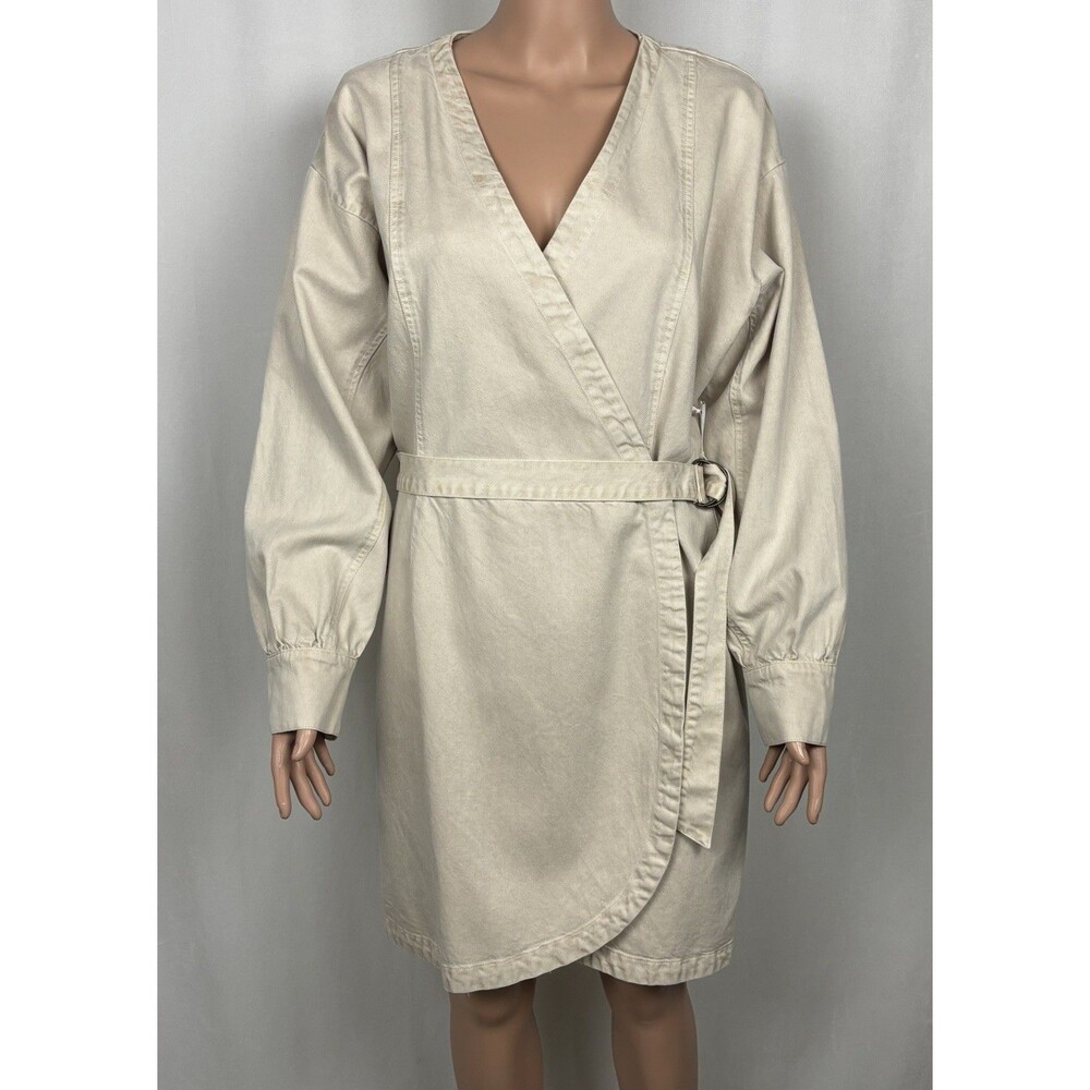 Young Fabulous & Broke Women’s Size Large Long Sleeve Mini Wrap Dress